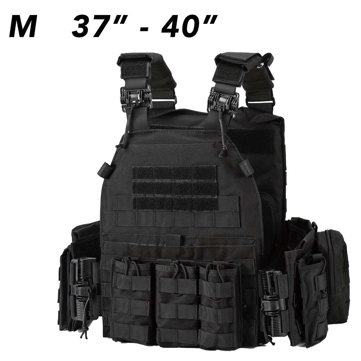 Bravery Tactical Military Vest – MOLLE Airsoft Quick Release Adjustable Modular Design for Men