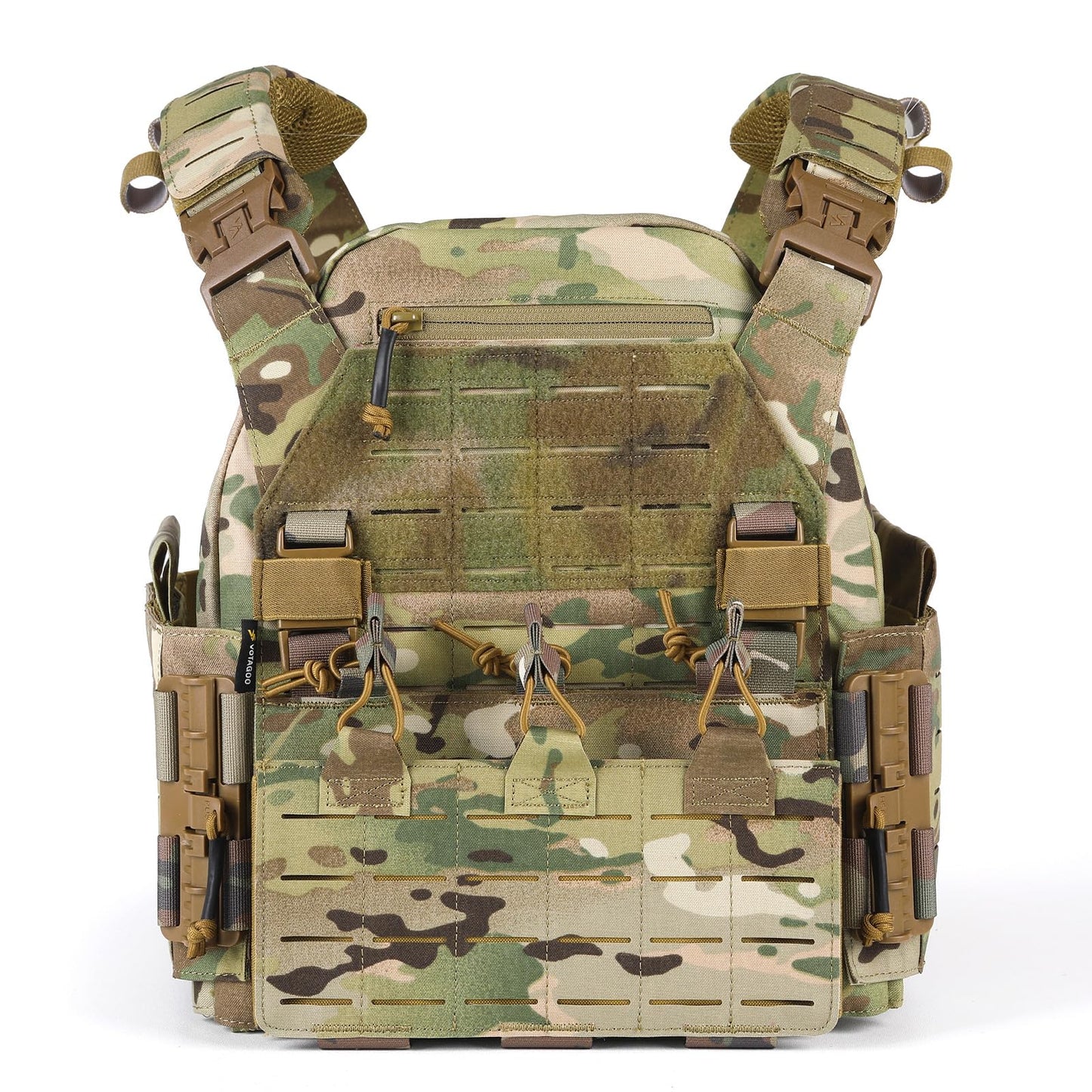 Bravery Tactical Vest - Quick Release Adjustable Airsoft Vest Lightweight Breathable Weighted Design