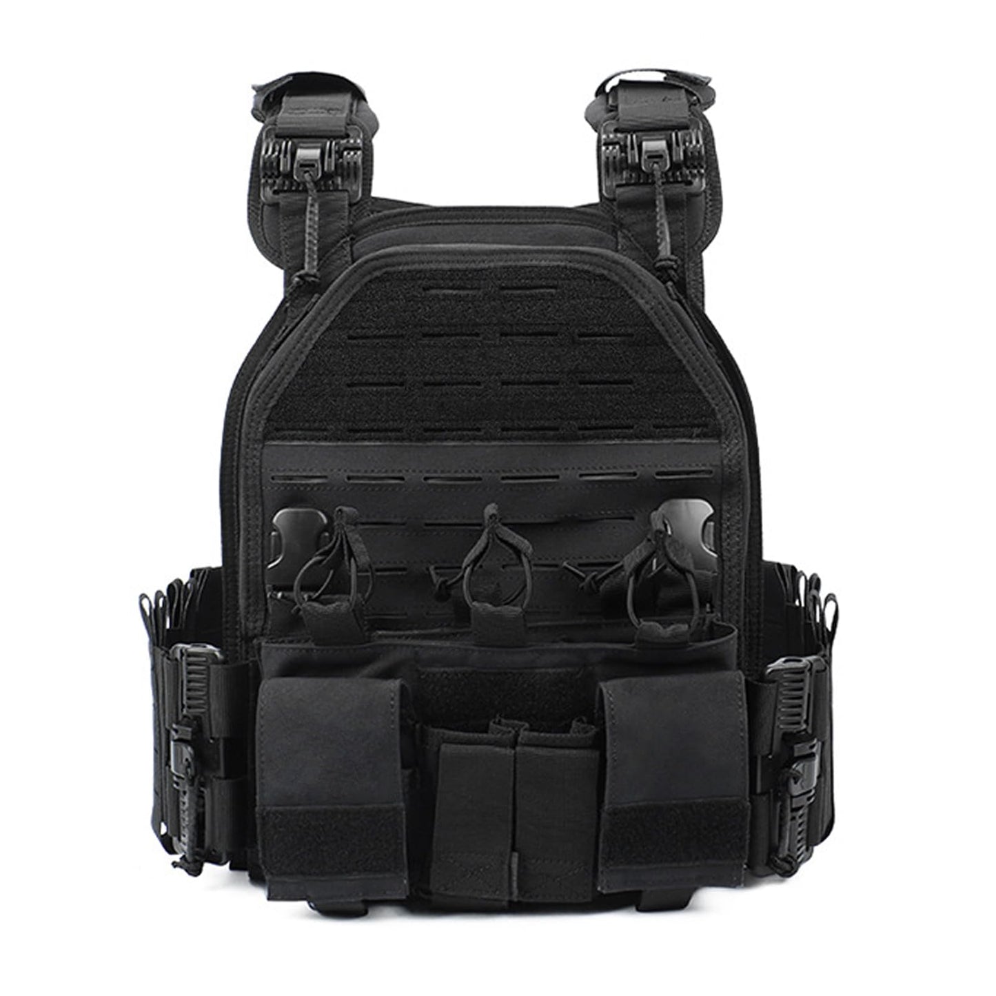 Bravery Tactical Vest - Lightweight MOLLE Quick Release with Magazine Placard