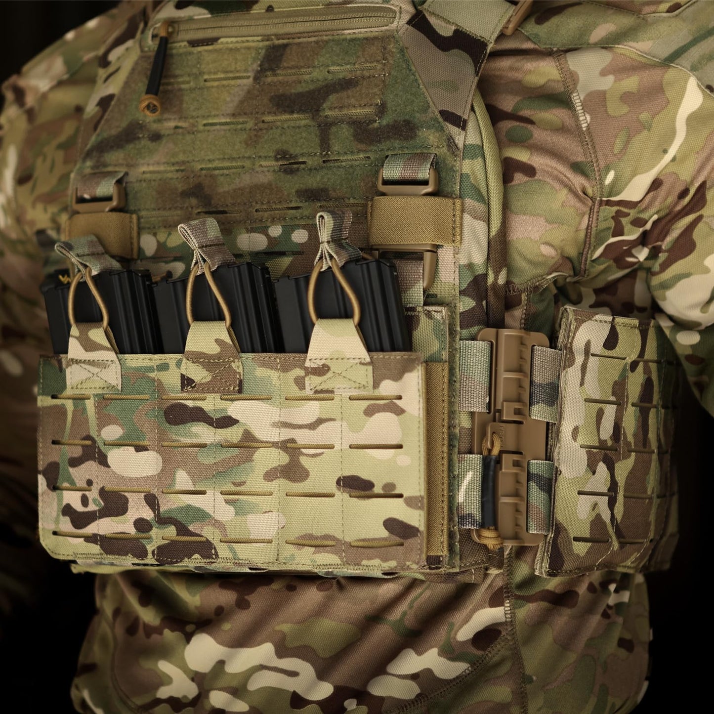 Bravery Tactical Vest - Quick Release Adjustable Airsoft Vest Lightweight Breathable Weighted Design