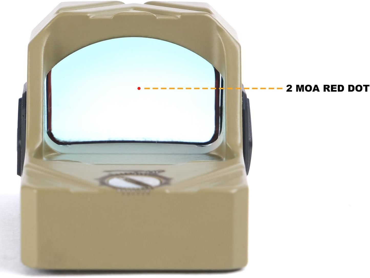 UL2 Red Dot Sight 1x22mm 3 MOA Reticle (RMR Pistol Cut) Reflex Pistol Sight 20mm Picatinny Mount Included