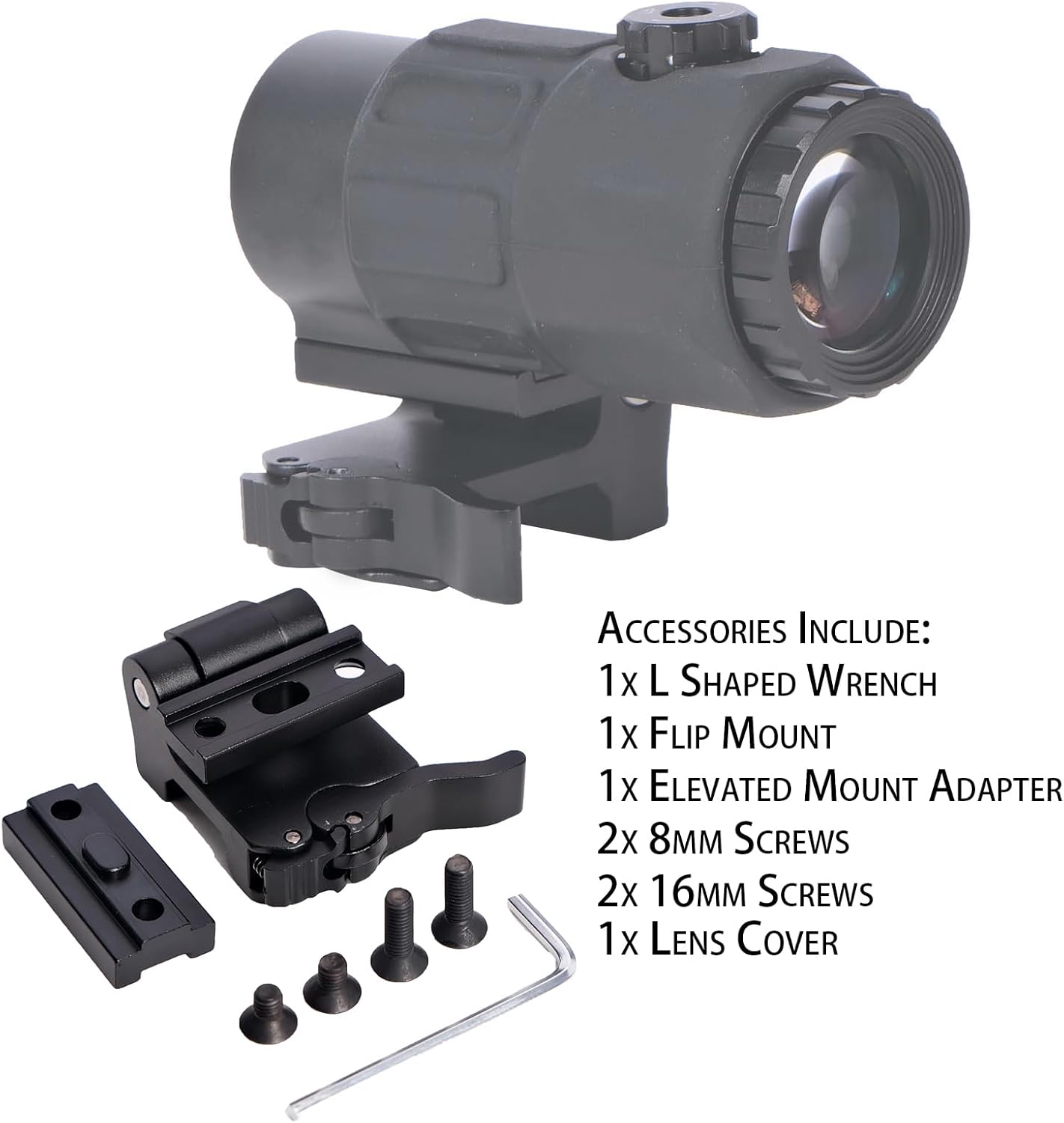 G33 G43 G45 Riflescope Magnifier - 3X & 5X Magnification for Enhanced Accuracy and Targeting
