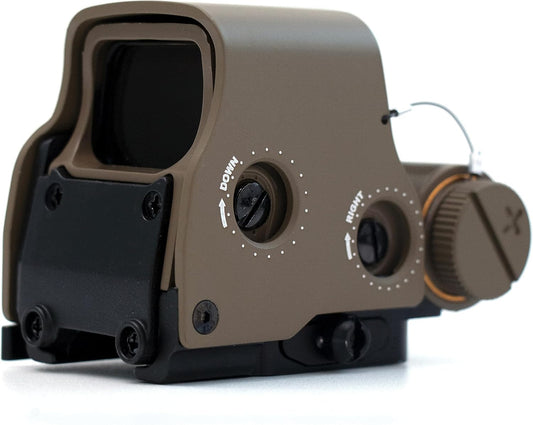 Holographic Sight 551 552 553 556 558 Red Green Dot Holo Sight Metal Scope 10 Levels Brightness Adjustment Holographic Sight