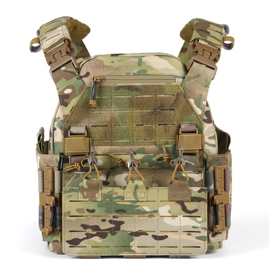 Bravery Tactical Vest - Quick Release Adjustable Airsoft Vest Lightweight Breathable Weighted Design