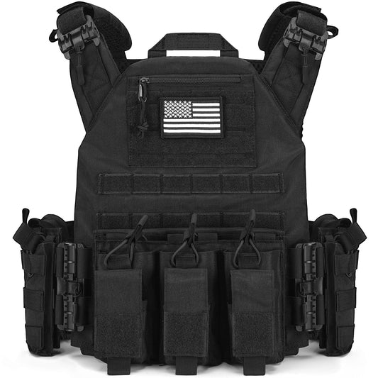 Bravery Tactical Vest – Quick Release Adjustable Weighted Vest for Outdoor Use Breathable & Modular Design
