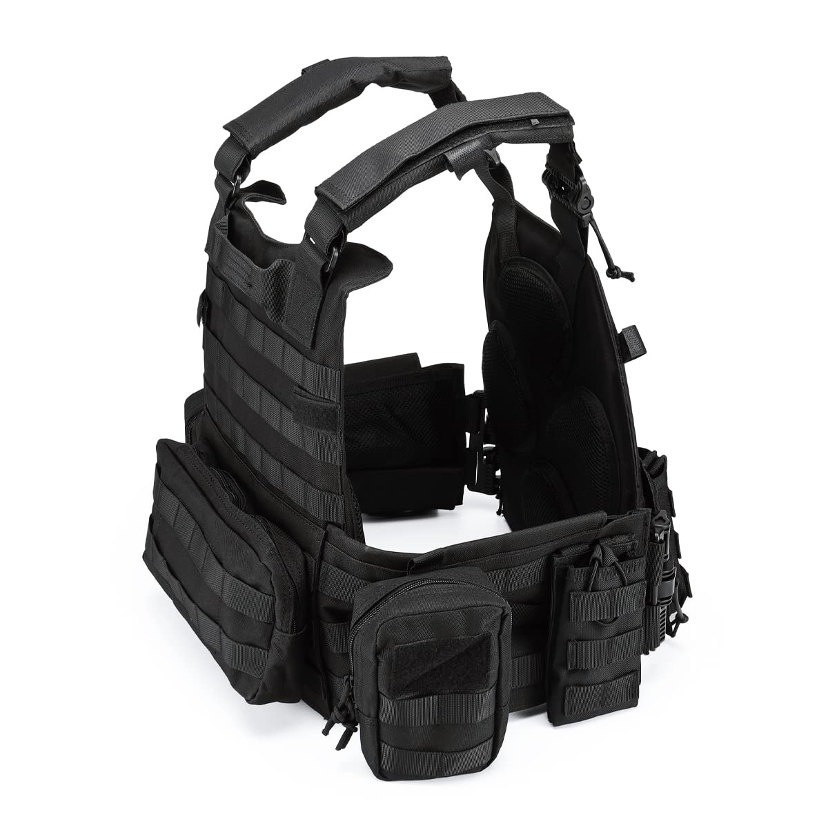 Bravery Tactical Military Vest – MOLLE Airsoft Quick Release Adjustable Modular Design for Men