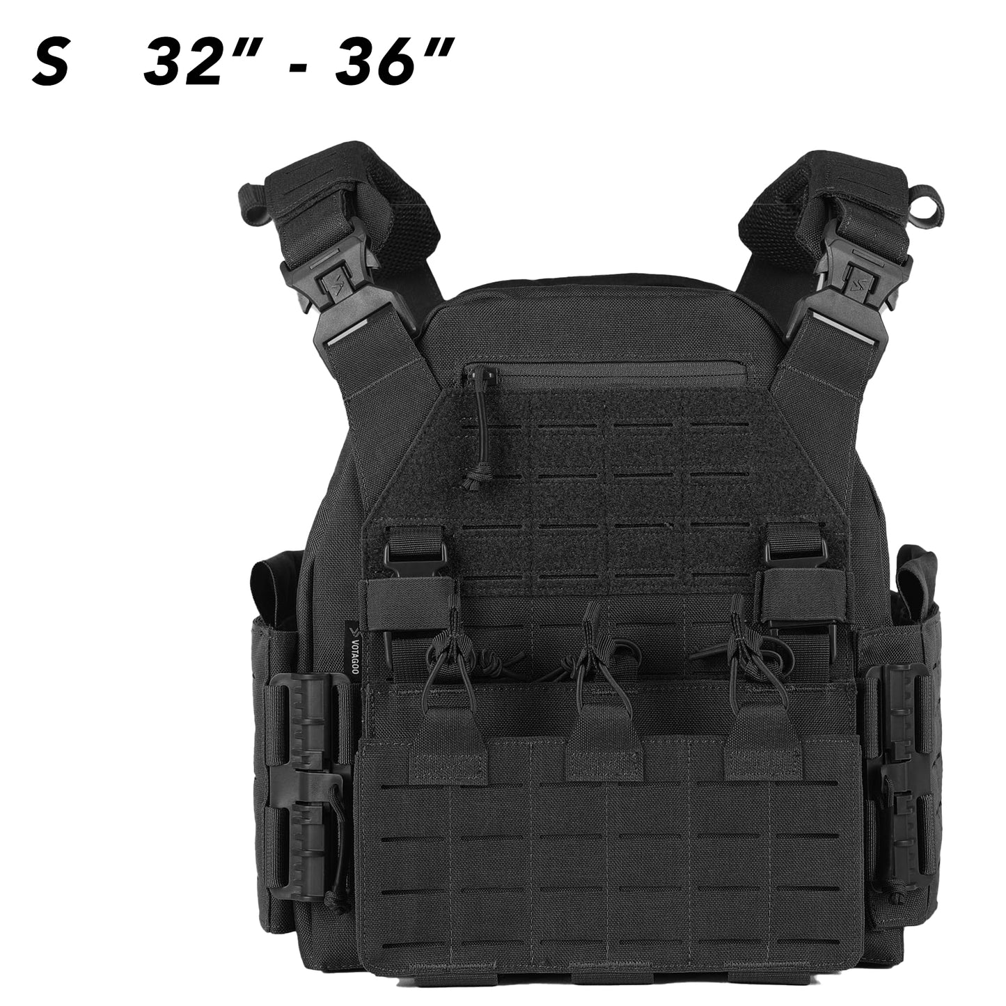 Bravery Tactical Vest - Quick Release Adjustable Airsoft Vest Lightweight Breathable Weighted Design